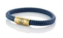 Lade das Bild in den Galerie-Viewer, SEGELTAU ARMBAND “FÖHR” NAVY-BLAU 6MM
